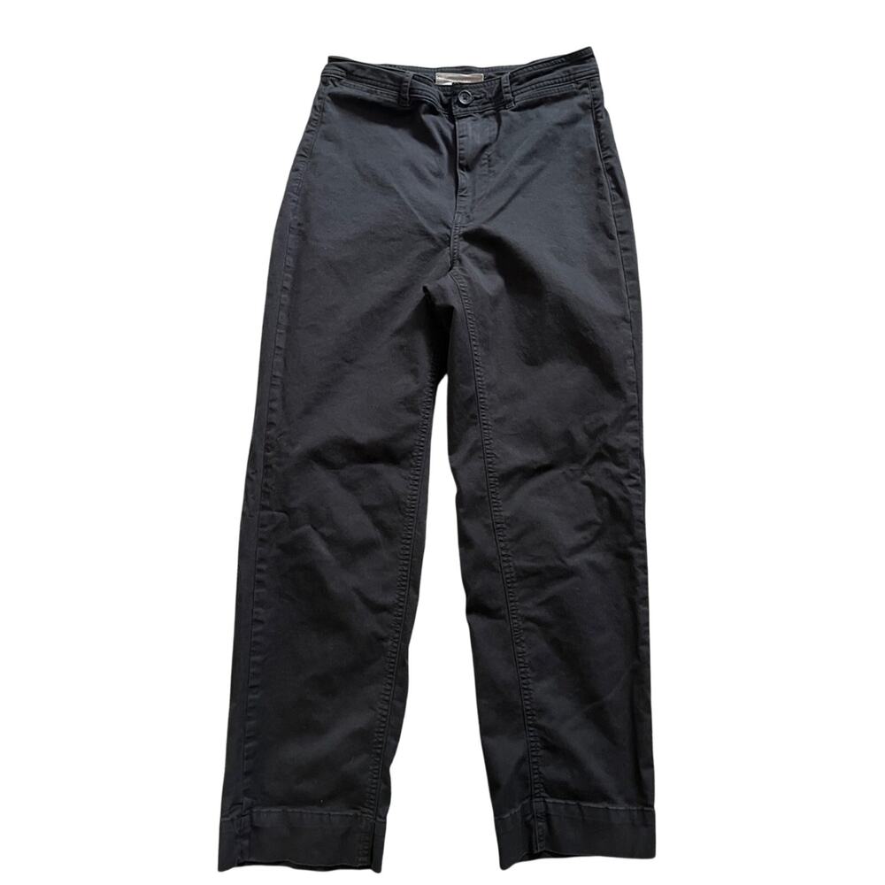 Everlane straight leg pants black size 2